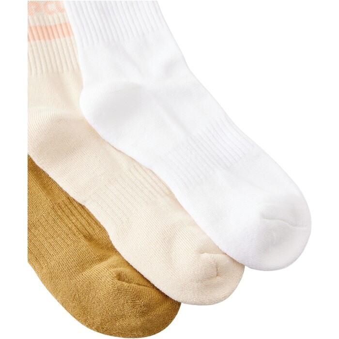 2024 Rip Curl Womens Icons Of Surf Sock 3 Pack 00EWSO - Bronze